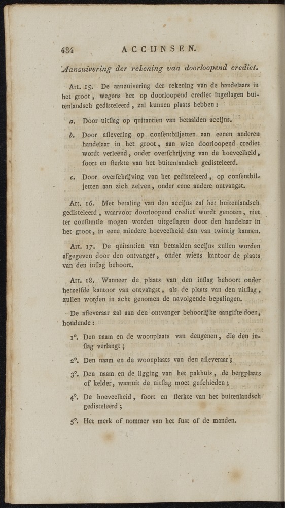 Nederlandsche pandecten, of Verzameling van wetten in het Koningrijk der Nederlanden / door W.Y. van Hamelsveld - 
