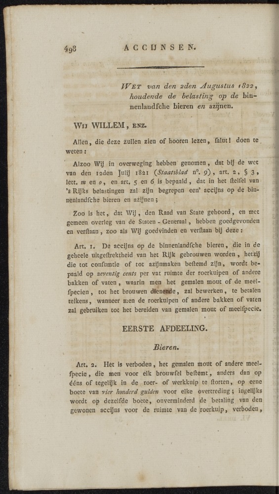 Nederlandsche pandecten, of Verzameling van wetten in het Koningrijk der Nederlanden / door W.Y. van Hamelsveld - 