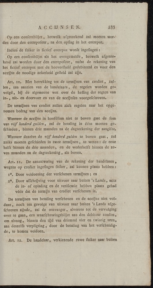 Nederlandsche pandecten, of Verzameling van wetten in het Koningrijk der Nederlanden / door W.Y. van Hamelsveld - 