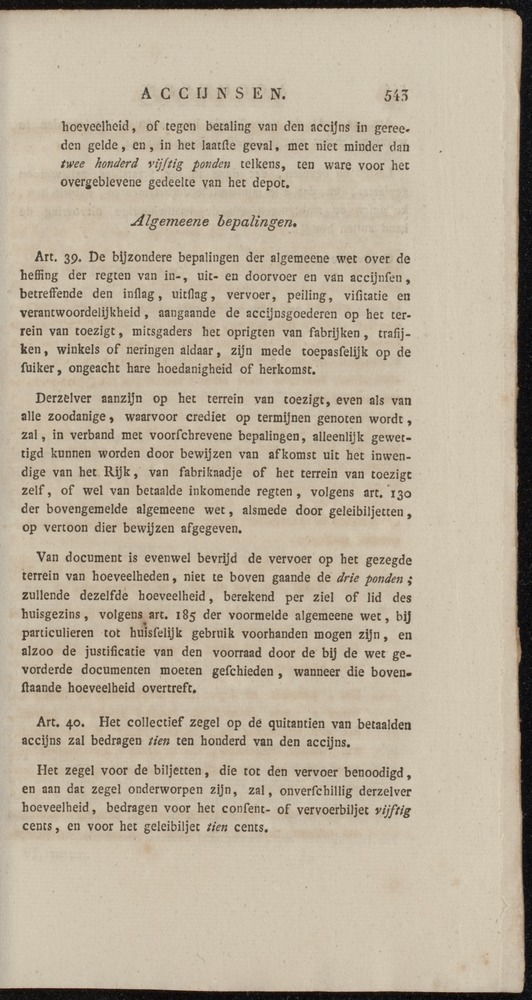 Nederlandsche pandecten, of Verzameling van wetten in het Koningrijk der Nederlanden / door W.Y. van Hamelsveld - 