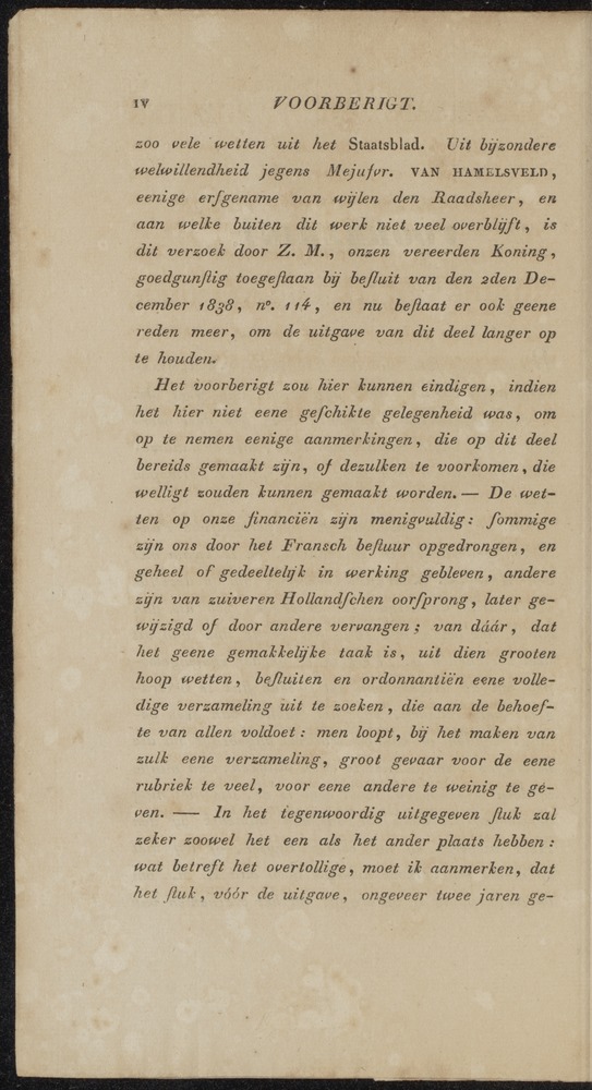 Nederlandsche pandecten, of Verzameling van wetten in het Koningrijk der Nederlanden / door W.Y. van Hamelsveld - 