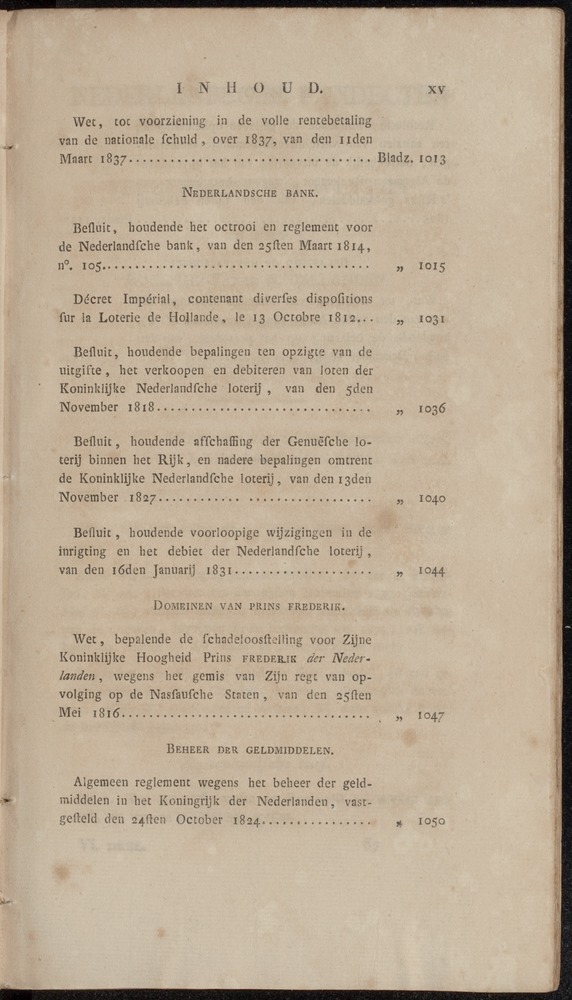 Nederlandsche pandecten, of Verzameling van wetten in het Koningrijk der Nederlanden / door W.Y. van Hamelsveld - 