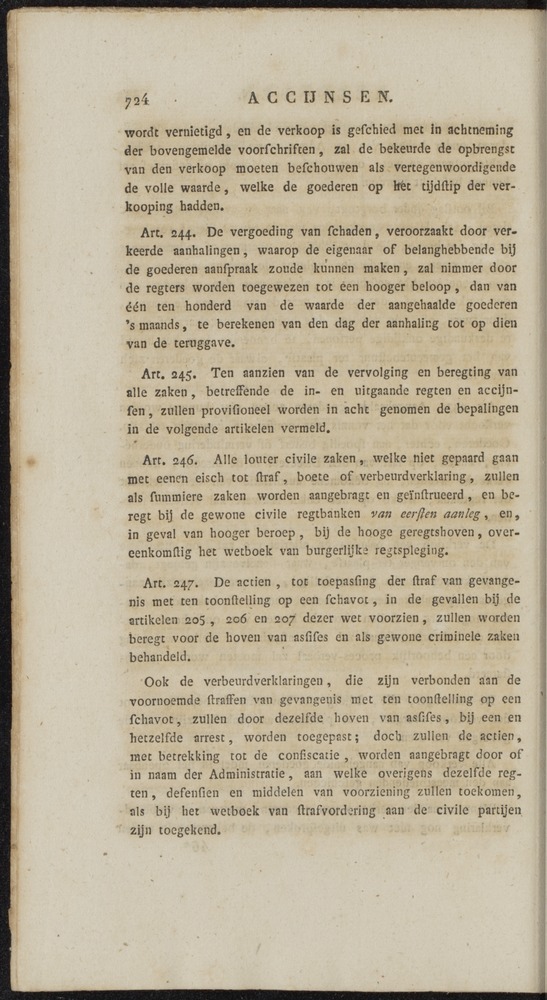 Nederlandsche pandecten, of Verzameling van wetten in het Koningrijk der Nederlanden / door W.Y. van Hamelsveld - 