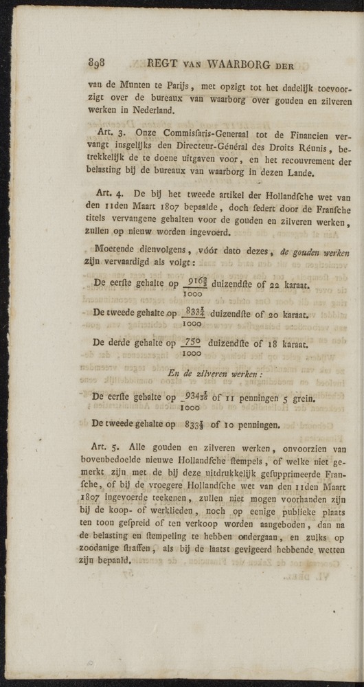 Nederlandsche pandecten, of Verzameling van wetten in het Koningrijk der Nederlanden / door W.Y. van Hamelsveld - 
