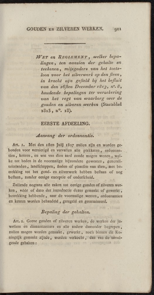 Nederlandsche pandecten, of Verzameling van wetten in het Koningrijk der Nederlanden / door W.Y. van Hamelsveld - 
