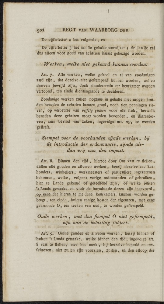 Nederlandsche pandecten, of Verzameling van wetten in het Koningrijk der Nederlanden / door W.Y. van Hamelsveld - 