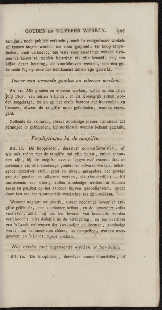 Nederlandsche pandecten, of Verzameling van wetten in het Koningrijk der Nederlanden / door W.Y. van Hamelsveld - 