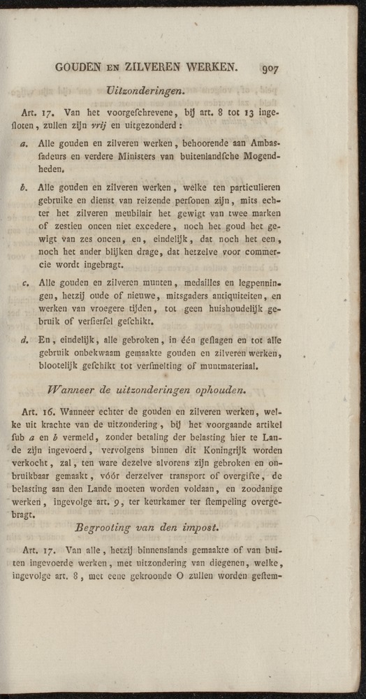 Nederlandsche pandecten, of Verzameling van wetten in het Koningrijk der Nederlanden / door W.Y. van Hamelsveld - 
