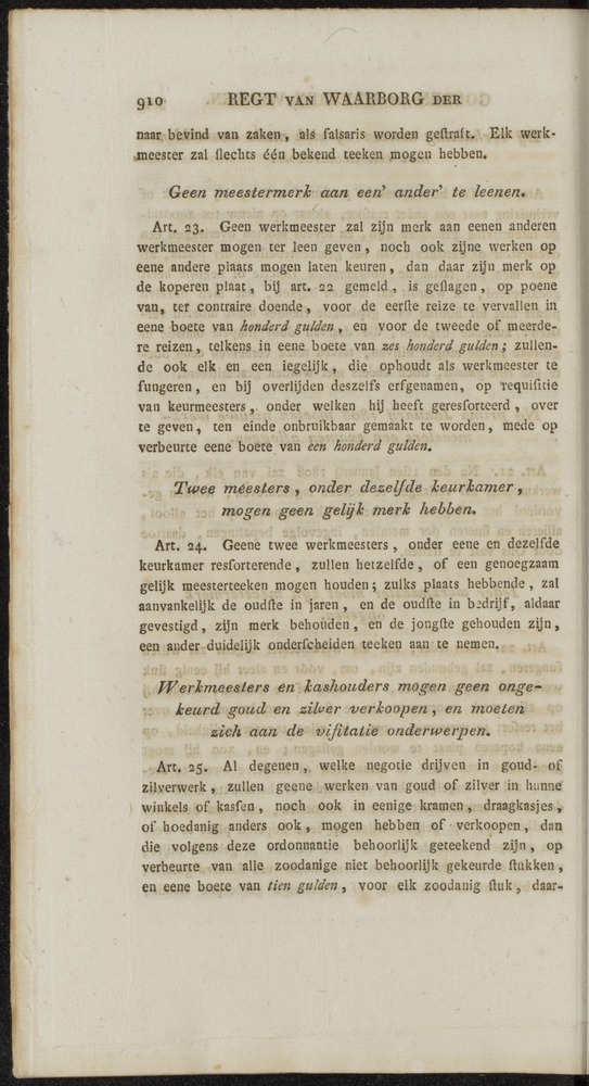 Nederlandsche pandecten, of Verzameling van wetten in het Koningrijk der Nederlanden / door W.Y. van Hamelsveld - 