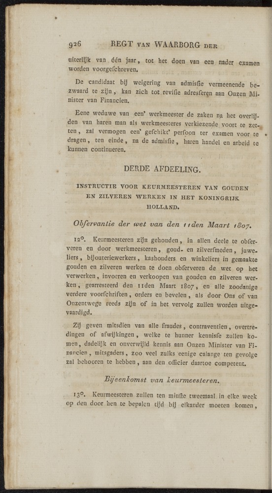 Nederlandsche pandecten, of Verzameling van wetten in het Koningrijk der Nederlanden / door W.Y. van Hamelsveld - 
