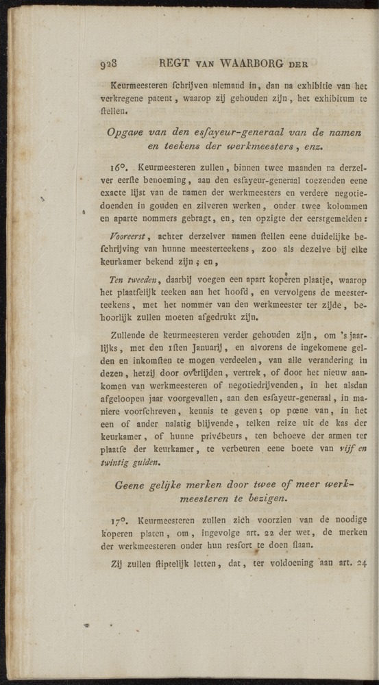 Nederlandsche pandecten, of Verzameling van wetten in het Koningrijk der Nederlanden / door W.Y. van Hamelsveld - 