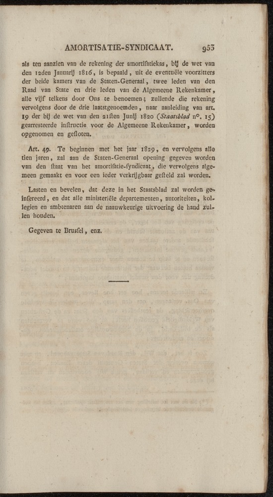 Nederlandsche pandecten, of Verzameling van wetten in het Koningrijk der Nederlanden / door W.Y. van Hamelsveld - 