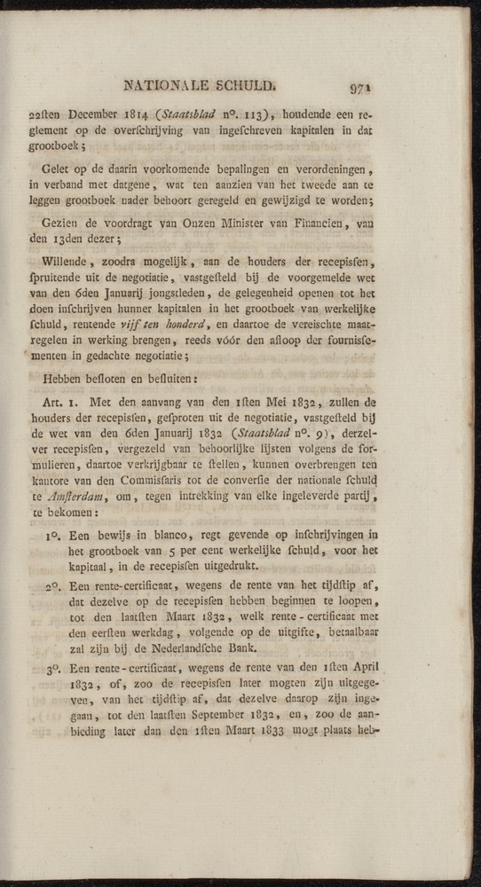 Nederlandsche pandecten, of Verzameling van wetten in het Koningrijk der Nederlanden / door W.Y. van Hamelsveld - 
