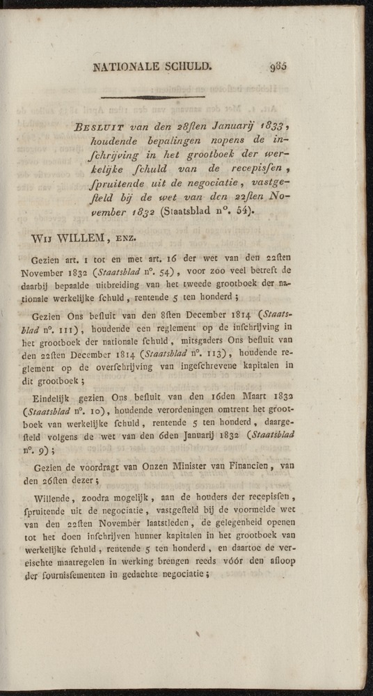 Nederlandsche pandecten, of Verzameling van wetten in het Koningrijk der Nederlanden / door W.Y. van Hamelsveld - 