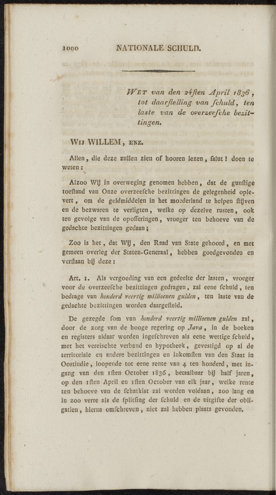 Nederlandsche pandecten, of Verzameling van wetten in het Koningrijk der Nederlanden / door W.Y. van Hamelsveld - 