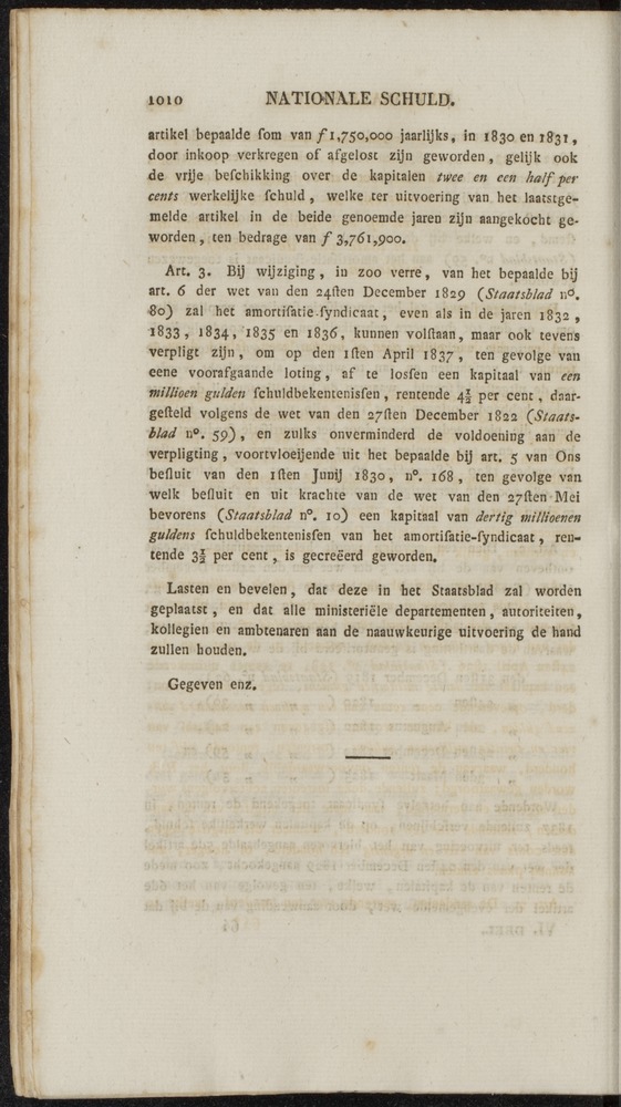 Nederlandsche pandecten, of Verzameling van wetten in het Koningrijk der Nederlanden / door W.Y. van Hamelsveld - 