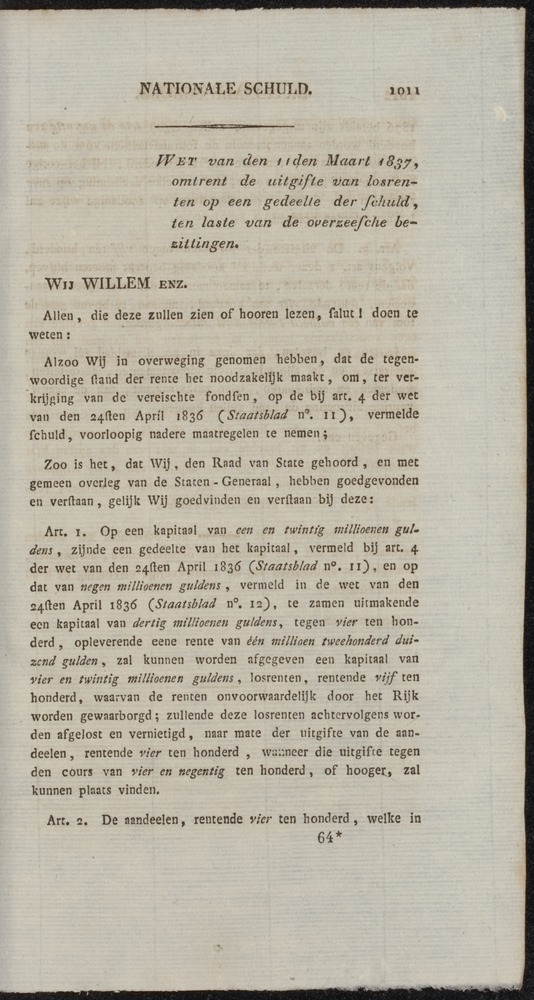 Nederlandsche pandecten, of Verzameling van wetten in het Koningrijk der Nederlanden / door W.Y. van Hamelsveld - 