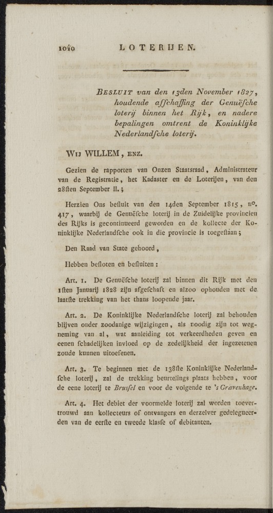 Nederlandsche pandecten, of Verzameling van wetten in het Koningrijk der Nederlanden / door W.Y. van Hamelsveld - 