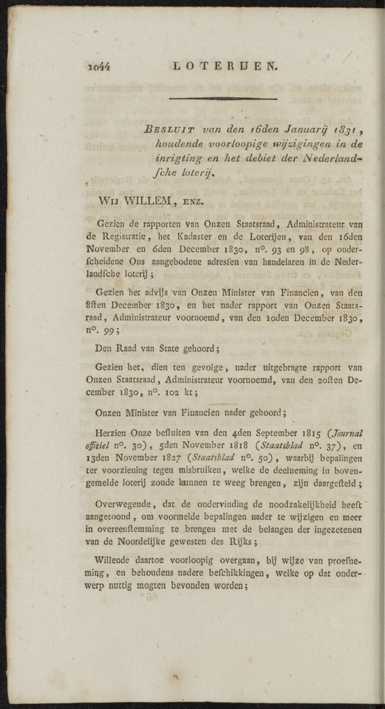 Nederlandsche pandecten, of Verzameling van wetten in het Koningrijk der Nederlanden / door W.Y. van Hamelsveld - 