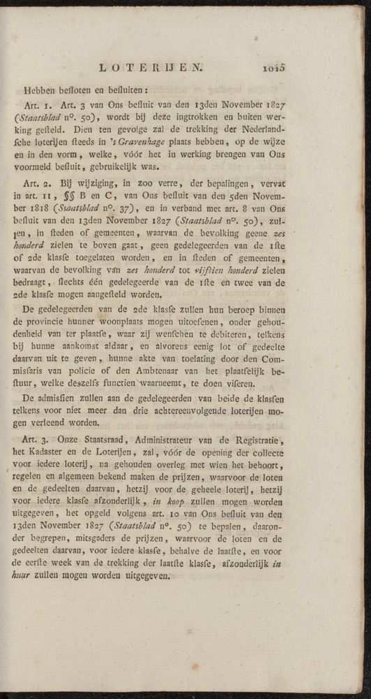 Nederlandsche pandecten, of Verzameling van wetten in het Koningrijk der Nederlanden / door W.Y. van Hamelsveld - 