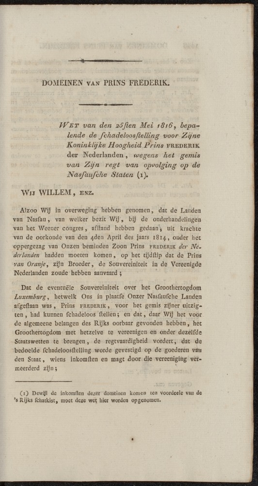 Nederlandsche pandecten, of Verzameling van wetten in het Koningrijk der Nederlanden / door W.Y. van Hamelsveld - 