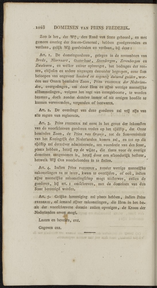 Nederlandsche pandecten, of Verzameling van wetten in het Koningrijk der Nederlanden / door W.Y. van Hamelsveld - 