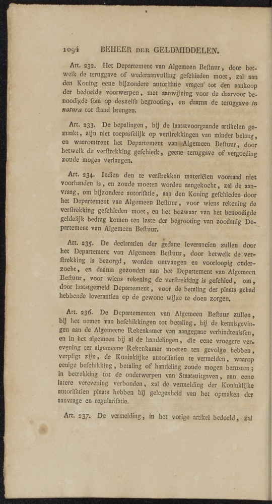 Nederlandsche pandecten, of Verzameling van wetten in het Koningrijk der Nederlanden / door W.Y. van Hamelsveld - 