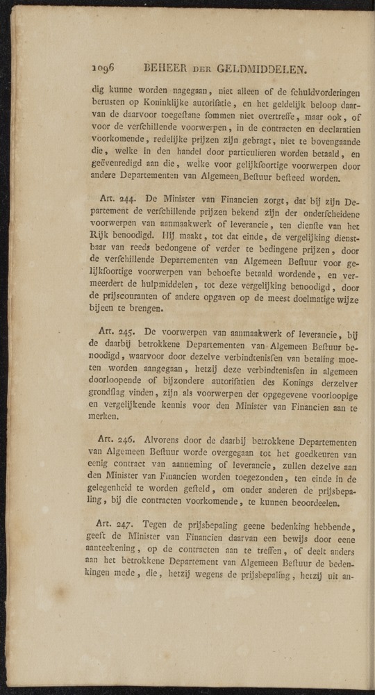 Nederlandsche pandecten, of Verzameling van wetten in het Koningrijk der Nederlanden / door W.Y. van Hamelsveld - 