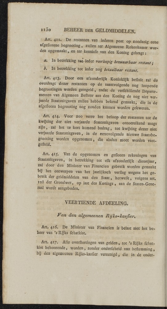Nederlandsche pandecten, of Verzameling van wetten in het Koningrijk der Nederlanden / door W.Y. van Hamelsveld - 
