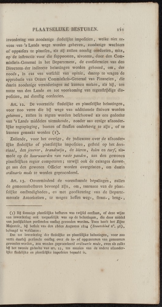 Nederlandsche pandecten, of Verzameling van wetten in het Koningrijk der Nederlanden / door W.Y. van Hamelsveld - 