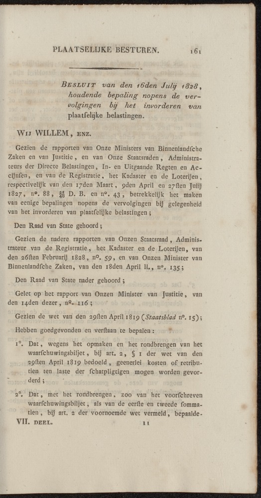 Nederlandsche pandecten, of Verzameling van wetten in het Koningrijk der Nederlanden / door W.Y. van Hamelsveld - 