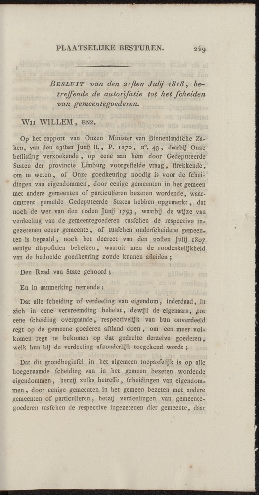 Nederlandsche pandecten, of Verzameling van wetten in het Koningrijk der Nederlanden / door W.Y. van Hamelsveld - 