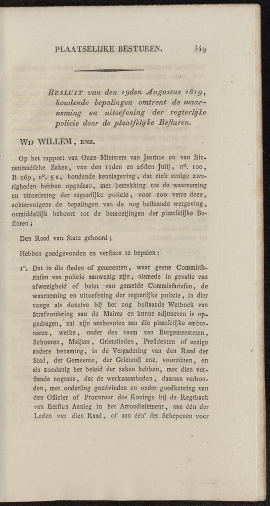 Nederlandsche pandecten, of Verzameling van wetten in het Koningrijk der Nederlanden / door W.Y. van Hamelsveld - 