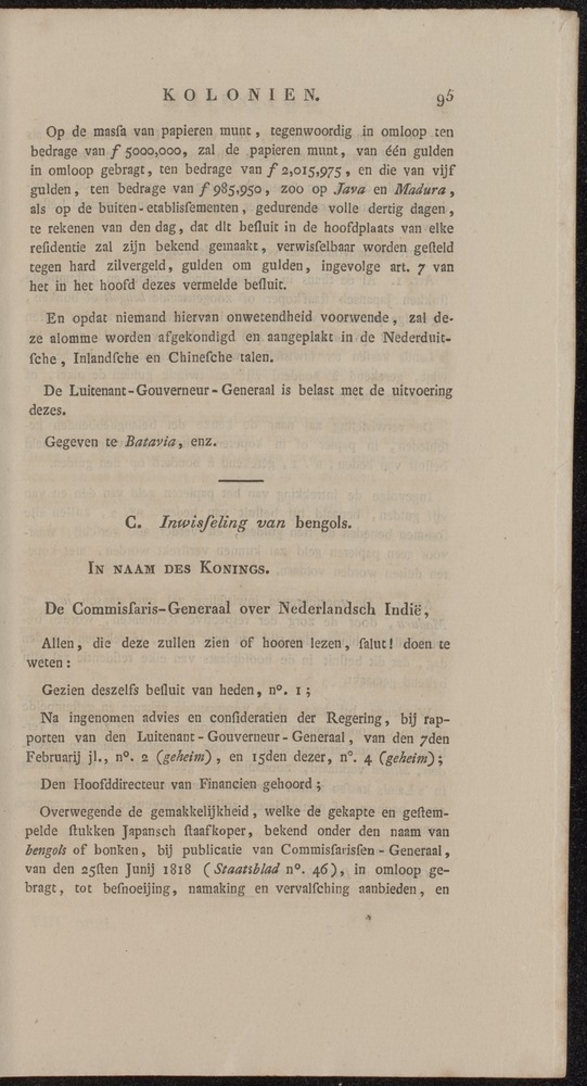 Nederlandsche pandecten, of Verzameling van wetten in het Koningrijk der Nederlanden / door W.Y. van Hamelsveld - 