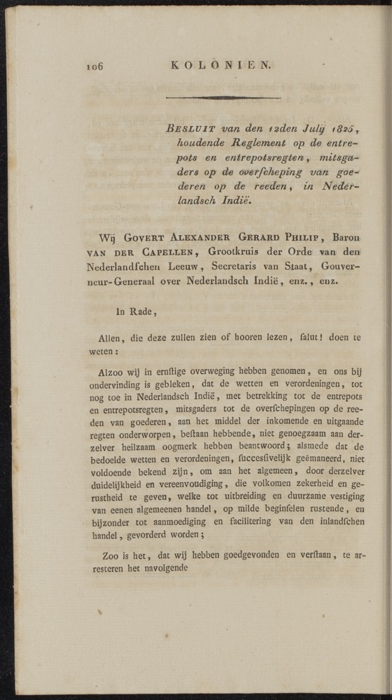 Nederlandsche pandecten, of Verzameling van wetten in het Koningrijk der Nederlanden / door W.Y. van Hamelsveld - 
