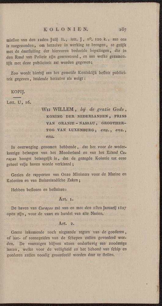 Nederlandsche pandecten, of Verzameling van wetten in het Koningrijk der Nederlanden / door W.Y. van Hamelsveld - 