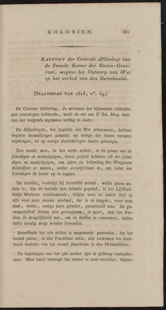 Nederlandsche pandecten, of Verzameling van wetten in het Koningrijk der Nederlanden / door W.Y. van Hamelsveld - 