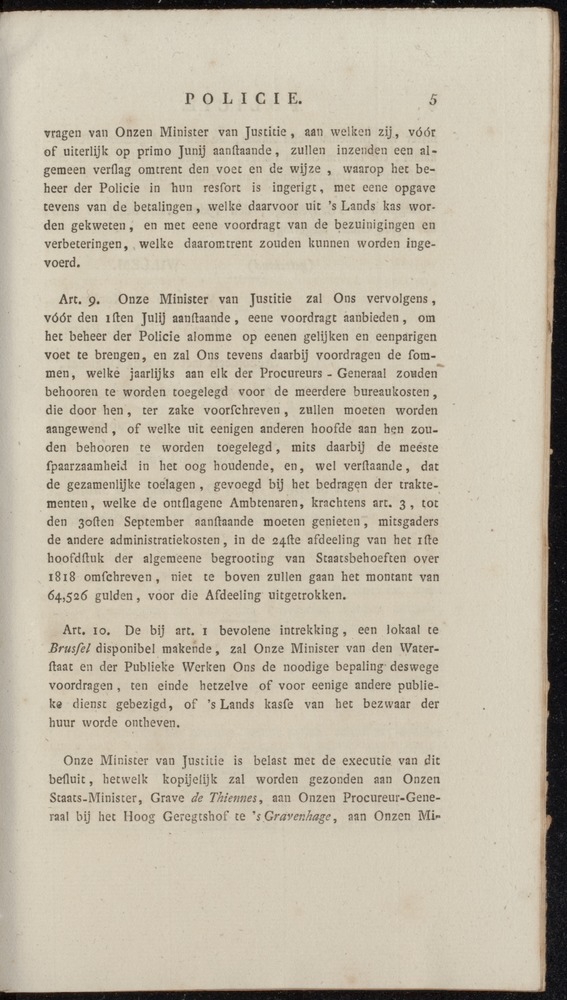 Nederlandsche pandecten, of Verzameling van wetten in het Koningrijk der Nederlanden / door W.Y. van Hamelsveld - 