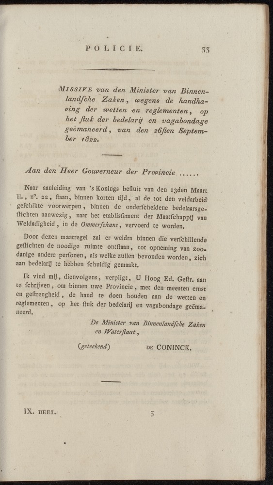 Nederlandsche pandecten, of Verzameling van wetten in het Koningrijk der Nederlanden / door W.Y. van Hamelsveld - 