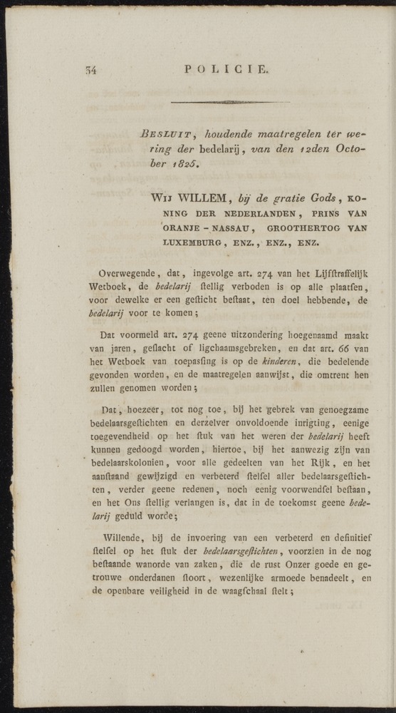 Nederlandsche pandecten, of Verzameling van wetten in het Koningrijk der Nederlanden / door W.Y. van Hamelsveld - 