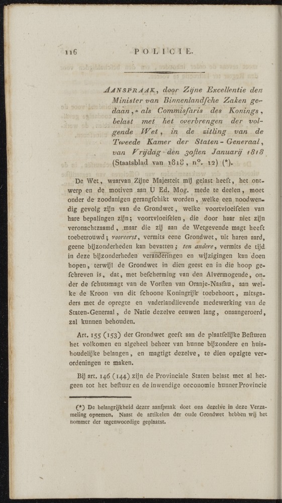 Nederlandsche pandecten, of Verzameling van wetten in het Koningrijk der Nederlanden / door W.Y. van Hamelsveld - 