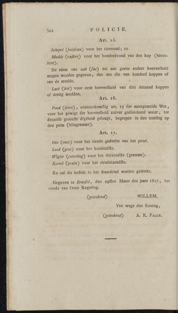 Nederlandsche pandecten, of Verzameling van wetten in het Koningrijk der Nederlanden / door W.Y. van Hamelsveld - 