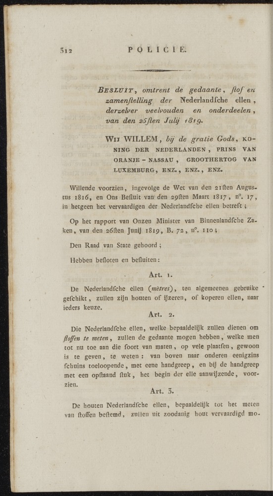 Nederlandsche pandecten, of Verzameling van wetten in het Koningrijk der Nederlanden / door W.Y. van Hamelsveld - 