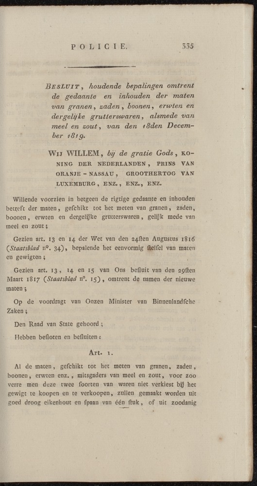 Nederlandsche pandecten, of Verzameling van wetten in het Koningrijk der Nederlanden / door W.Y. van Hamelsveld - 
