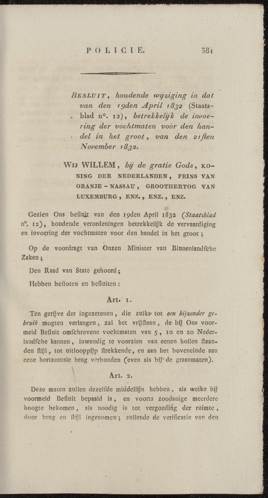 Nederlandsche pandecten, of Verzameling van wetten in het Koningrijk der Nederlanden / door W.Y. van Hamelsveld - 