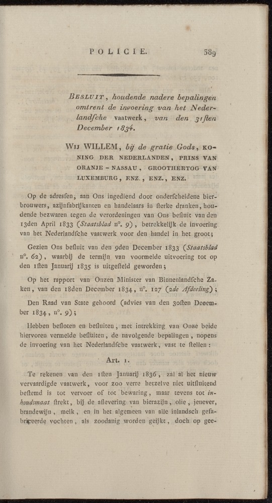 Nederlandsche pandecten, of Verzameling van wetten in het Koningrijk der Nederlanden / door W.Y. van Hamelsveld - 