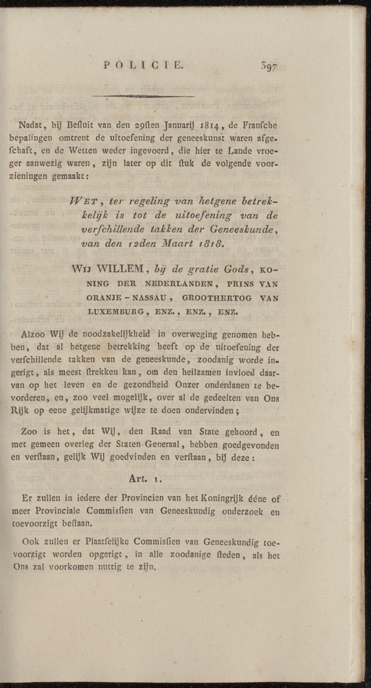 Nederlandsche pandecten, of Verzameling van wetten in het Koningrijk der Nederlanden / door W.Y. van Hamelsveld - 