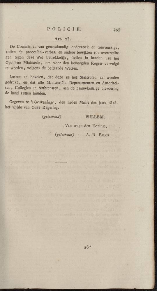 Nederlandsche pandecten, of Verzameling van wetten in het Koningrijk der Nederlanden / door W.Y. van Hamelsveld - 