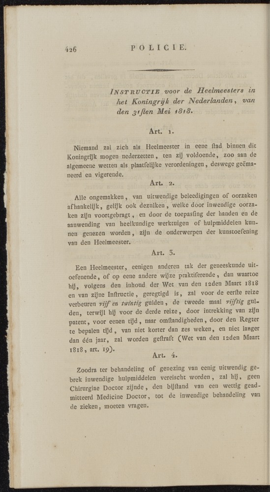 Nederlandsche pandecten, of Verzameling van wetten in het Koningrijk der Nederlanden / door W.Y. van Hamelsveld - 