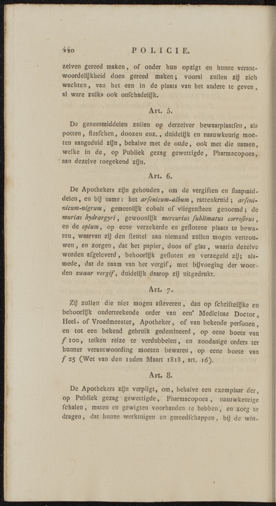 Nederlandsche pandecten, of Verzameling van wetten in het Koningrijk der Nederlanden / door W.Y. van Hamelsveld - 